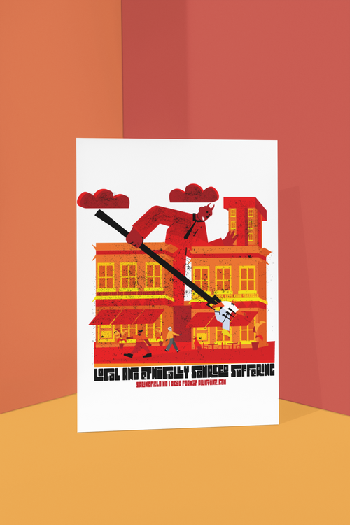 Ethically Sourced Suffering Art Card